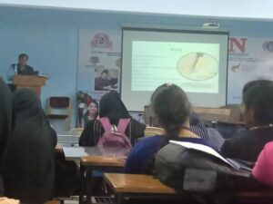 Seminar on IELTS Training by Mr.Kaushik Bhatnagar from Scholastic IELTS Training for the 3rd and final year students